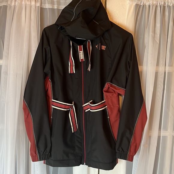 PUMA x FIRST MILE Women's Anorak Women’s XS Puma Black-Burnt Russet - Picture 4 of 9